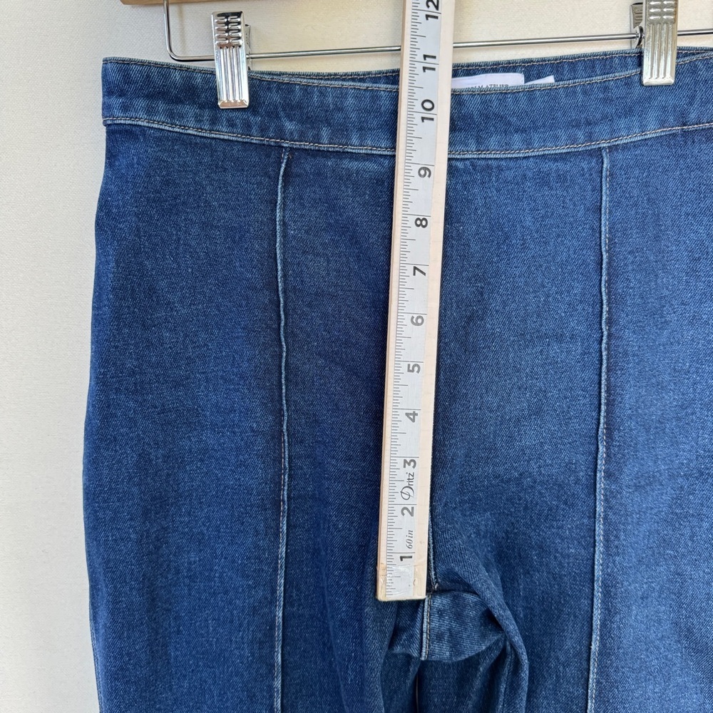 Stockholm Atelier & Other Stories Womens Flared Jeans Blue Sz EUR 40 Western - Picture 8 of 12